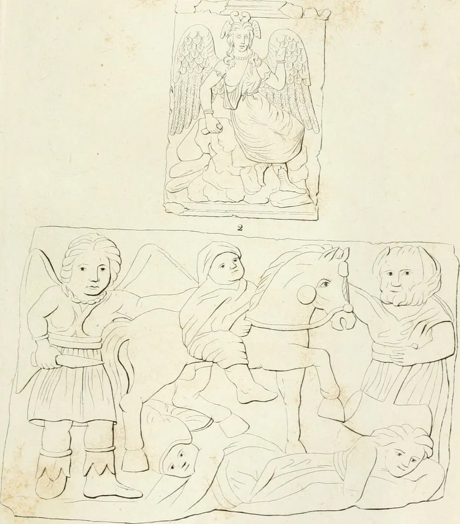 An illustration from Monumenti etruschi o di etrusco nome, 1821, leaf 480