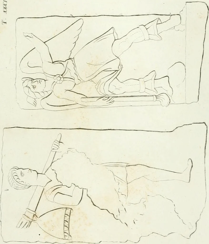 An illustration from Monumenti etruschi o di etrusco nome, 1821, leaf 488