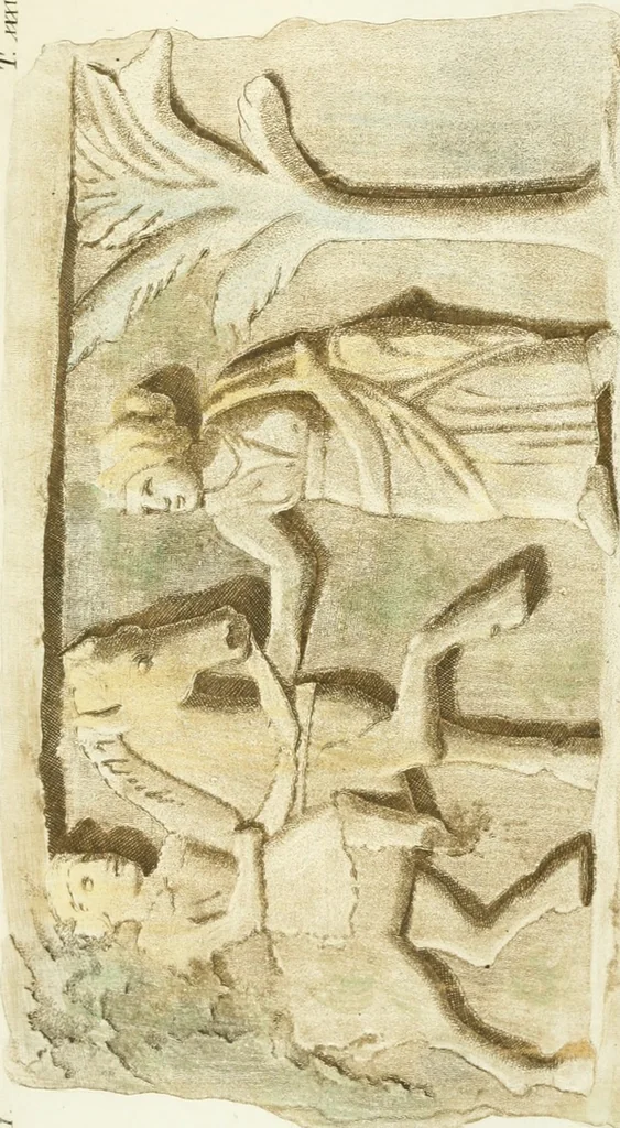 An illustration from Monumenti etruschi o di etrusco nome, 1821, leaf 492
