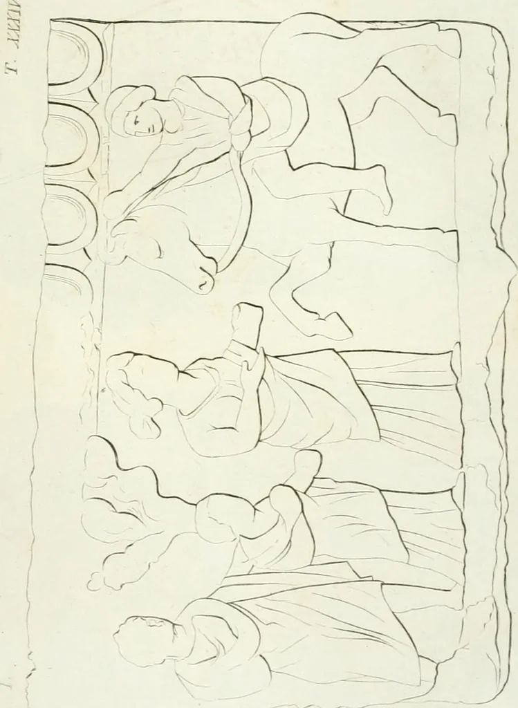 An illustration from Monumenti etruschi o di etrusco nome, 1821, leaf 494
