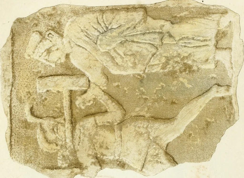 An illustration from Monumenti etruschi o di etrusco nome, 1821, leaf 496