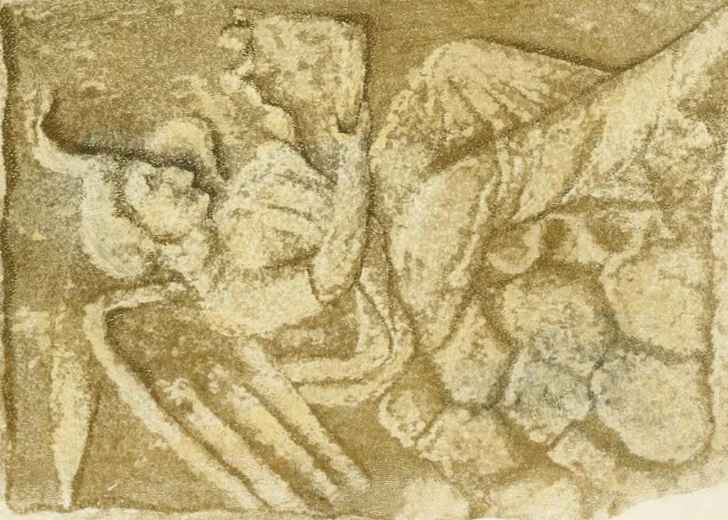 An illustration from Monumenti etruschi o di etrusco nome, 1821, leaf 496