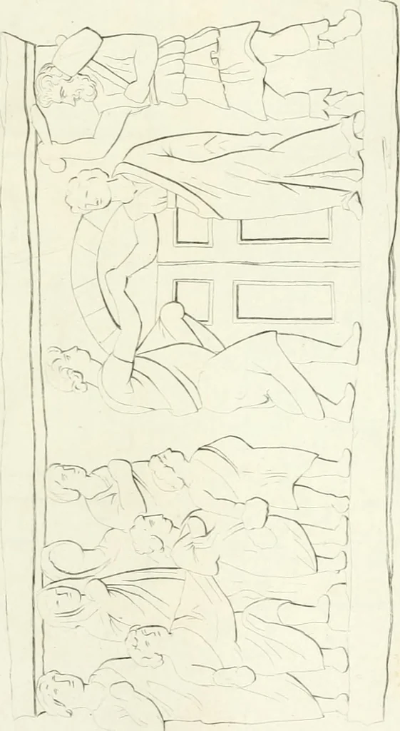 An illustration from Monumenti etruschi o di etrusco nome, 1821, leaf 502