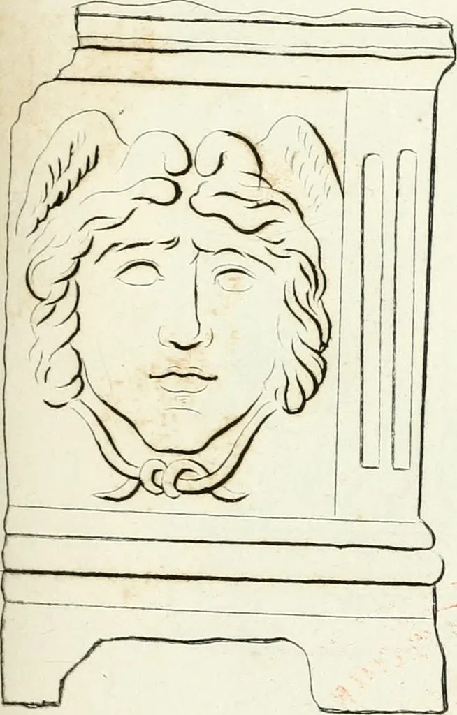 An illustration from Monumenti etruschi o di etrusco nome, 1821, leaf 504