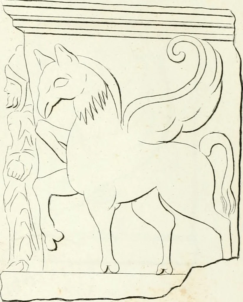 An illustration from Monumenti etruschi o di etrusco nome, 1821, leaf 504