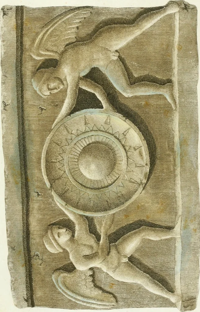 An illustration from Monumenti etruschi o di etrusco nome, 1821, leaf 514