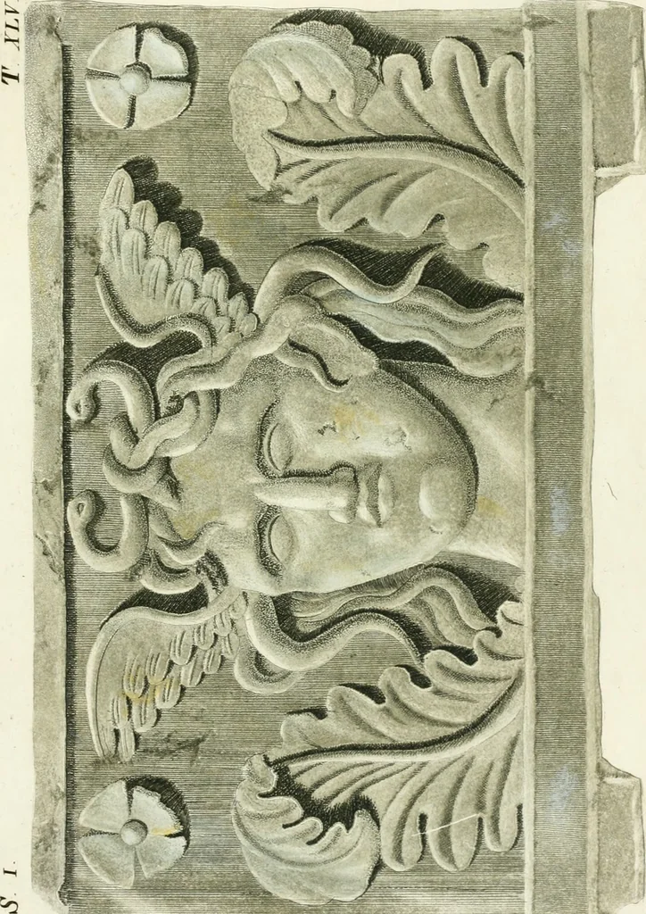 An illustration from Monumenti etruschi o di etrusco nome, 1821, leaf 516