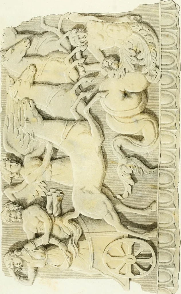 An illustration from Monumenti etruschi o di etrusco nome, 1821, leaf 354