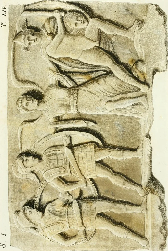 An illustration from Monumenti etruschi o di etrusco nome, 1821, leaf 356