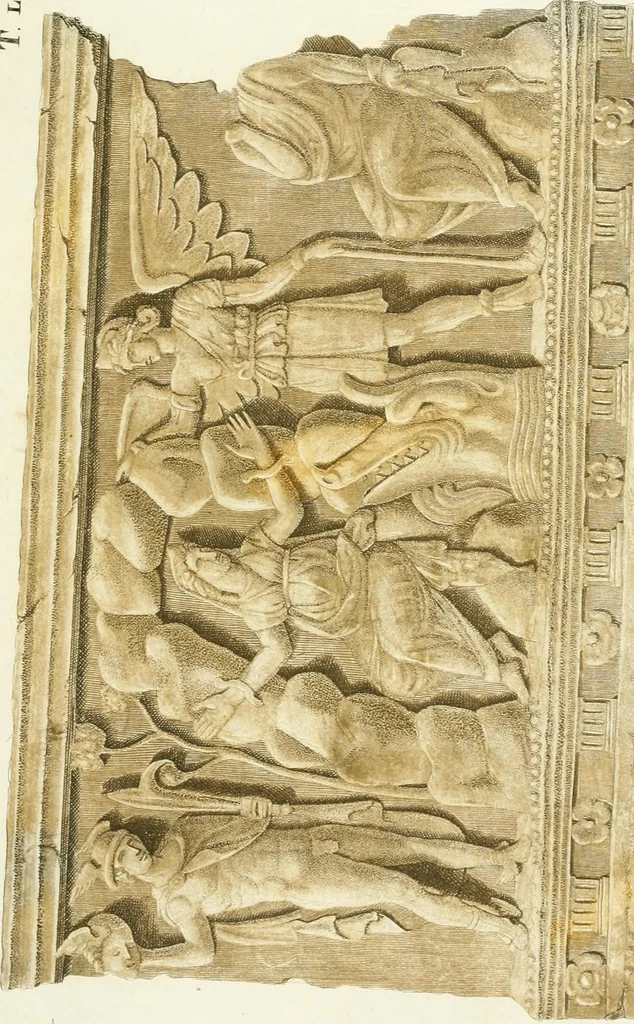 An illustration from Monumenti etruschi o di etrusco nome, 1821, leaf 358