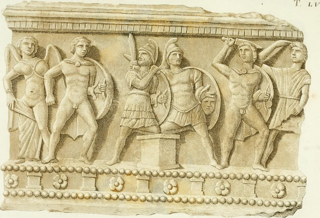 An illustration from Monumenti etruschi o di etrusco nome, 1821, leaf 364
