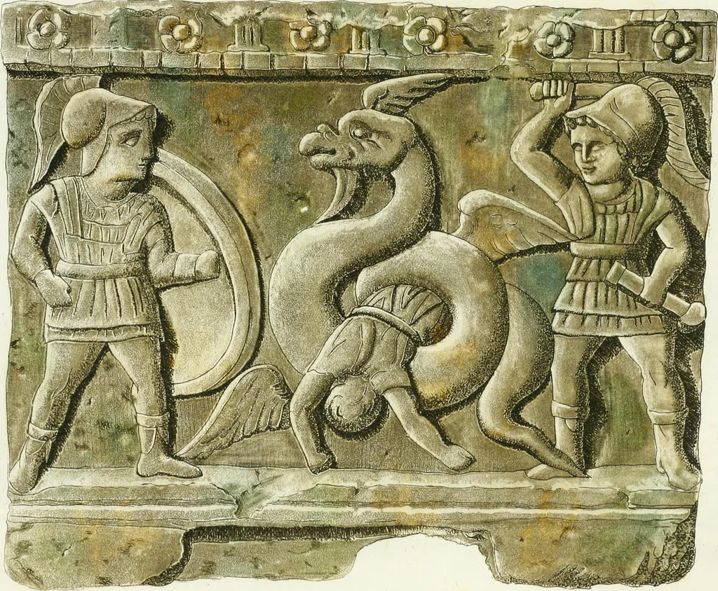 An illustration from Monumenti etruschi o di etrusco nome, 1821, leaf 372
