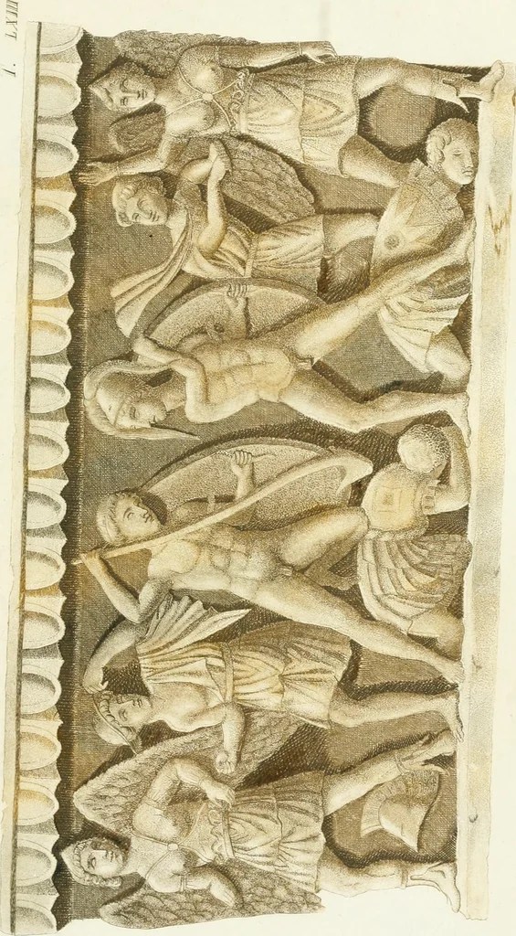 An illustration from Monumenti etruschi o di etrusco nome, 1821, leaf 374