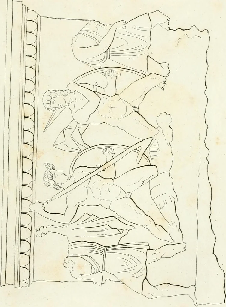 An illustration from Monumenti etruschi o di etrusco nome, 1821, leaf 376