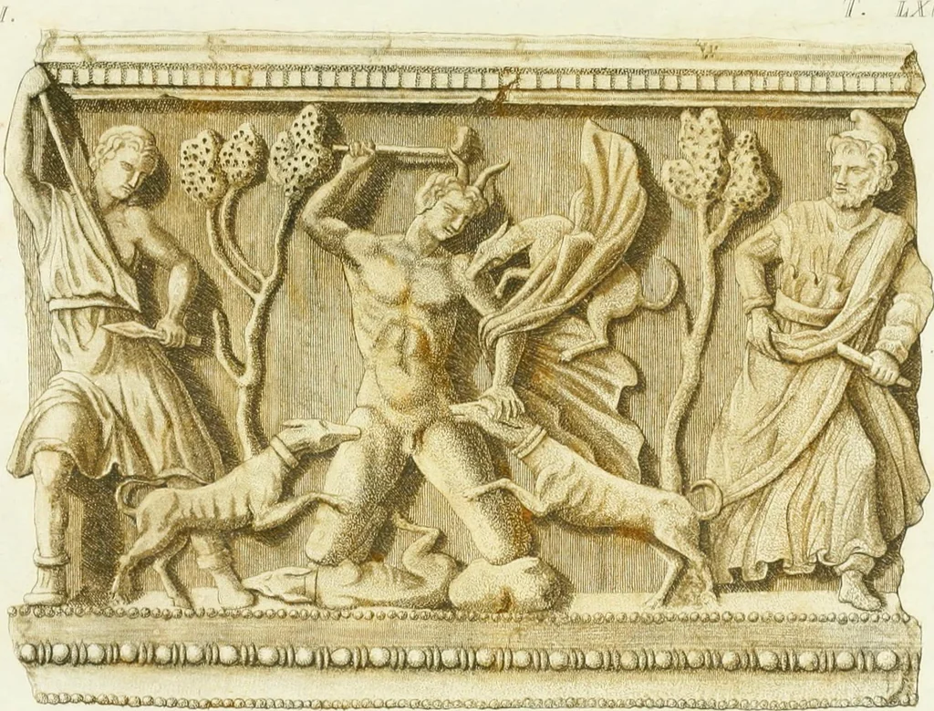 An illustration from Monumenti etruschi o di etrusco nome, 1821, leaf 378