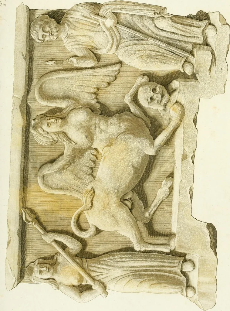 An illustration from Monumenti etruschi o di etrusco nome, 1821, leaf 382