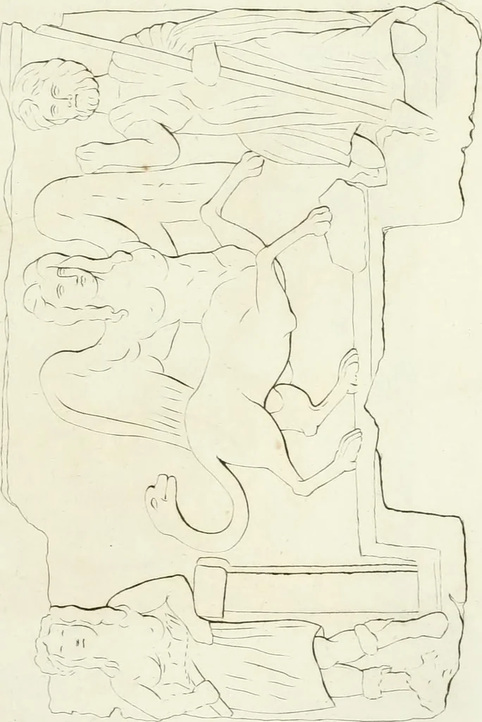 An illustration from Monumenti etruschi o di etrusco nome, 1821, leaf 384