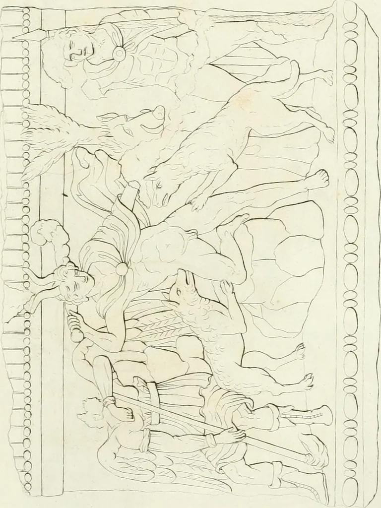 An illustration from Monumenti etruschi o di etrusco nome, 1821, leaf 388