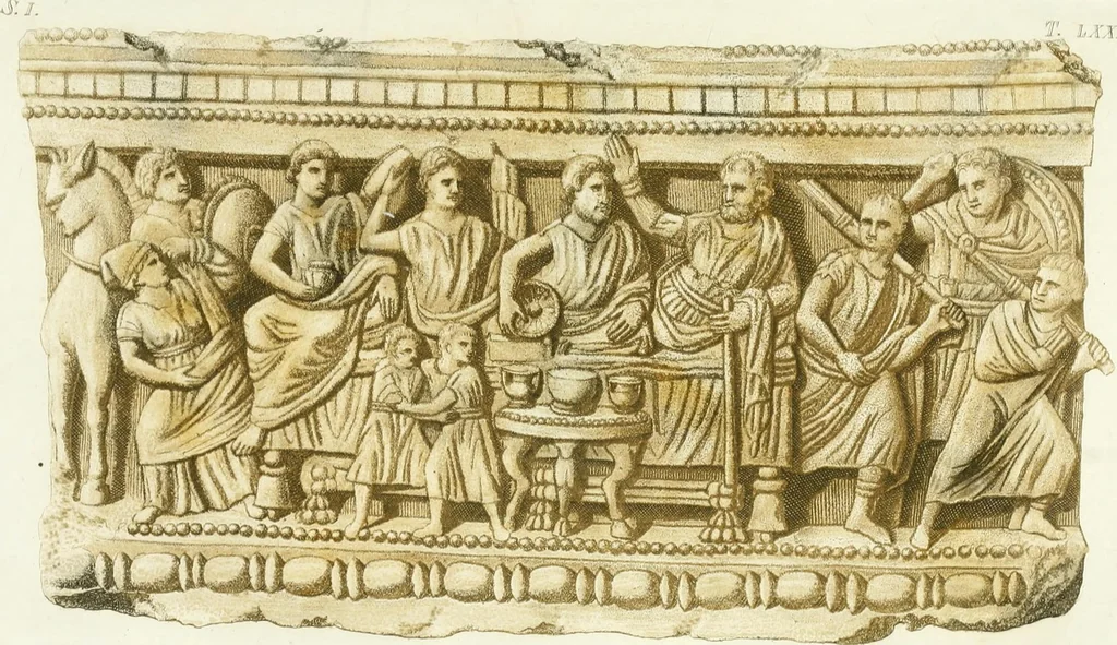 An illustration from Monumenti etruschi o di etrusco nome, 1821, leaf 392