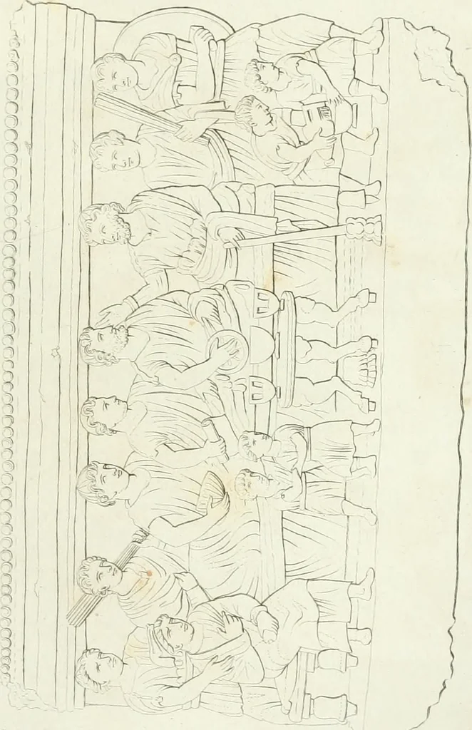 An illustration from Monumenti etruschi o di etrusco nome, 1821, leaf 394