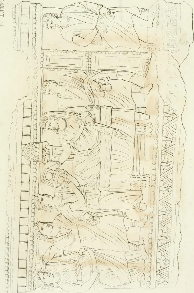 An illustration from Monumenti etruschi o di etrusco nome, 1821, leaf 398