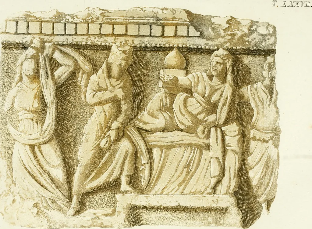 An illustration from Monumenti etruschi o di etrusco nome, 1821, leaf 402