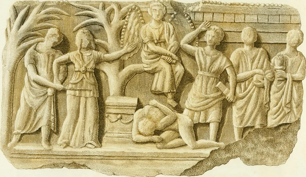 An illustration from Monumenti etruschi o di etrusco nome, 1821, leaf 404