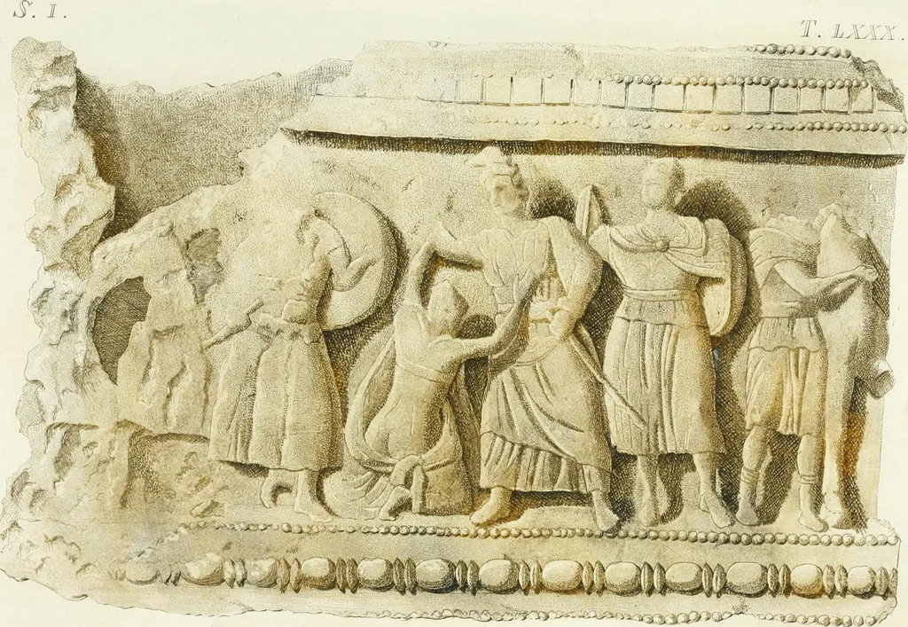 An illustration from Monumenti etruschi o di etrusco nome, 1821, leaf 408