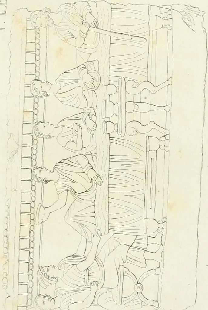 An illustration from Monumenti etruschi o di etrusco nome, 1821, leaf 412