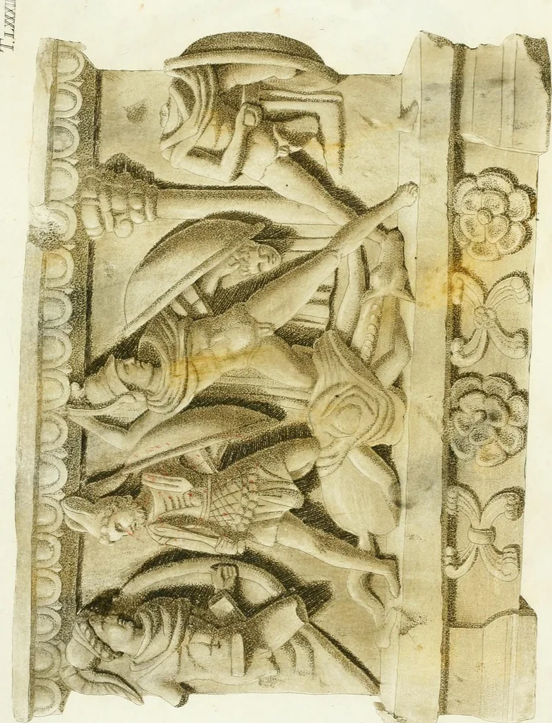 An illustration from Monumenti etruschi o di etrusco nome, 1821, leaf 414