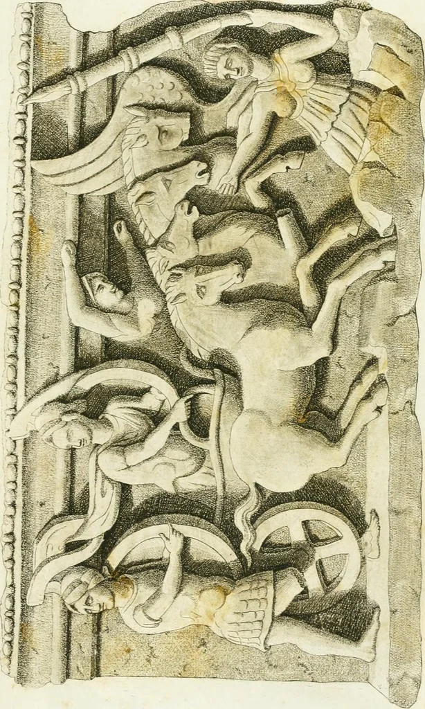 An illustration from Monumenti etruschi o di etrusco nome, 1821, leaf 416