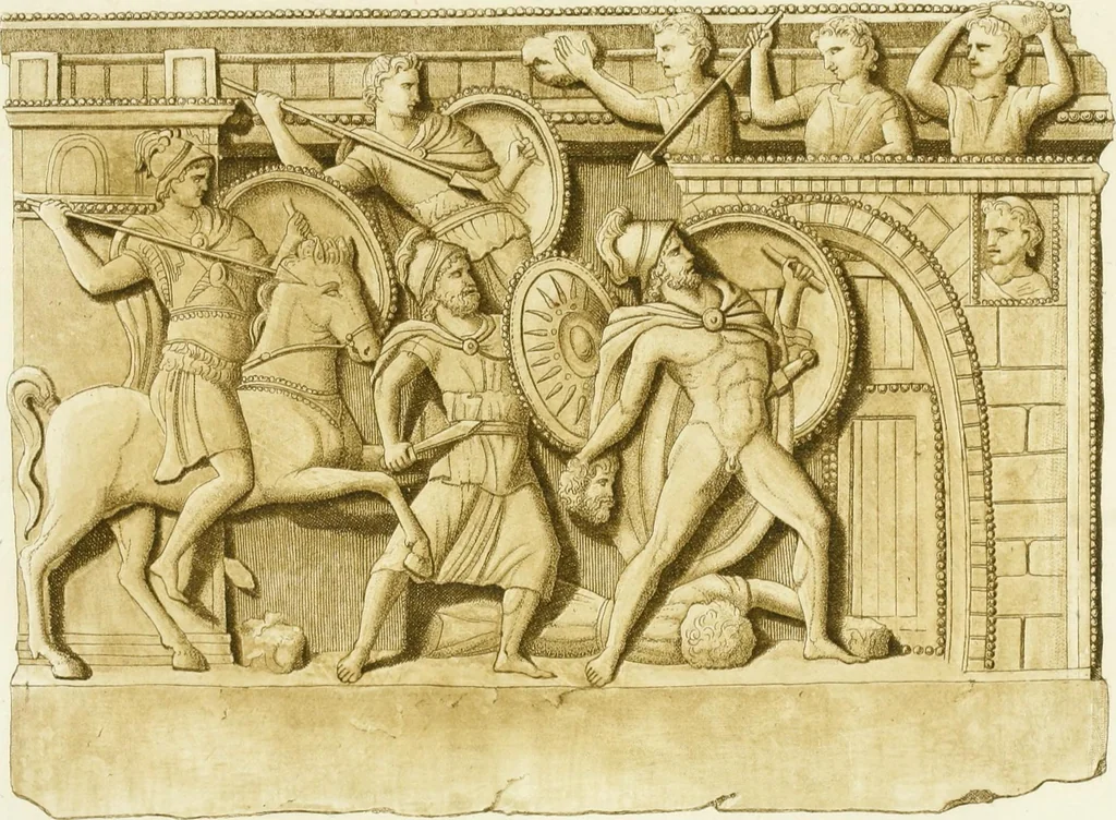 An illustration from Monumenti etruschi o di etrusco nome, 1821, leaf 424