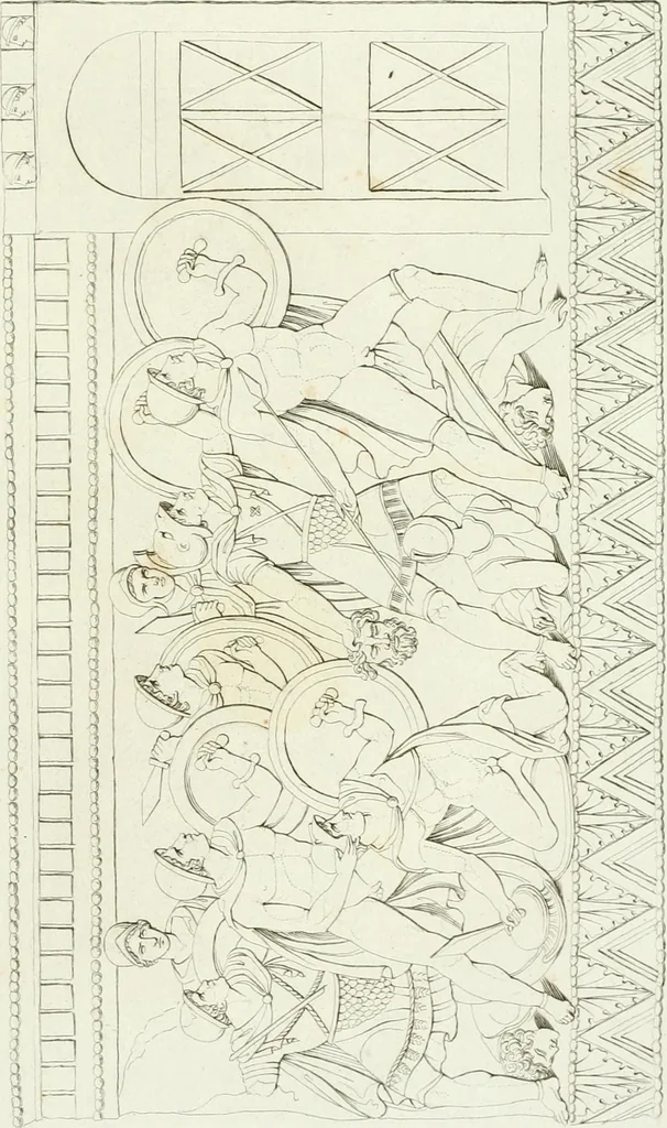 An illustration from Monumenti etruschi o di etrusco nome, 1821, leaf 428