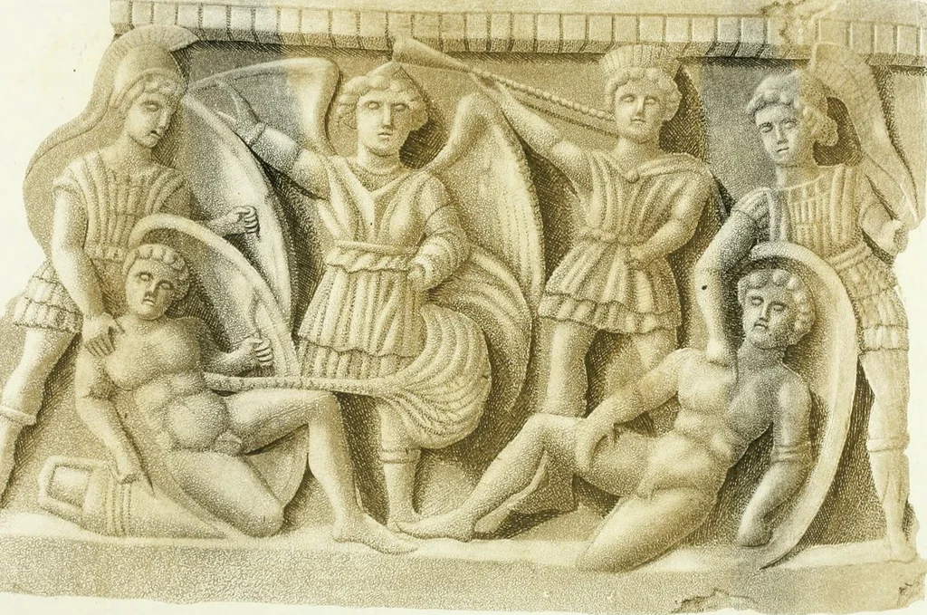 An illustration from Monumenti etruschi o di etrusco nome, 1821, leaf 432