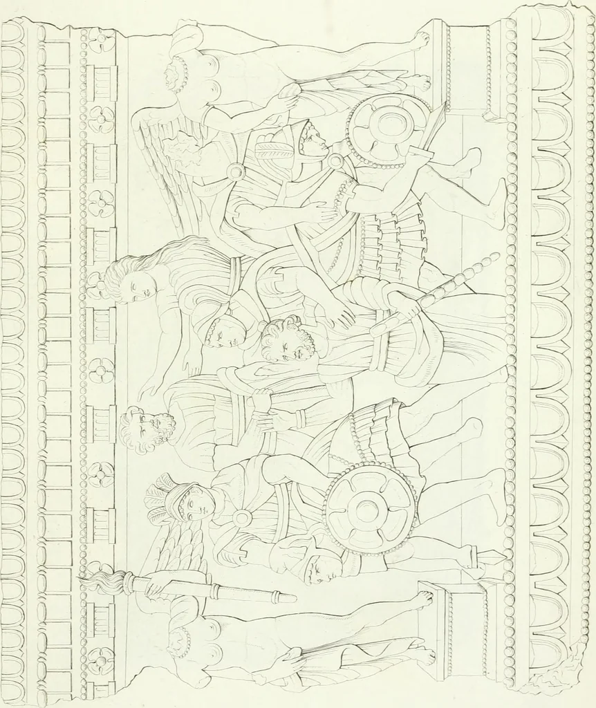An illustration from Monumenti etruschi o di etrusco nome, 1821, leaf 434