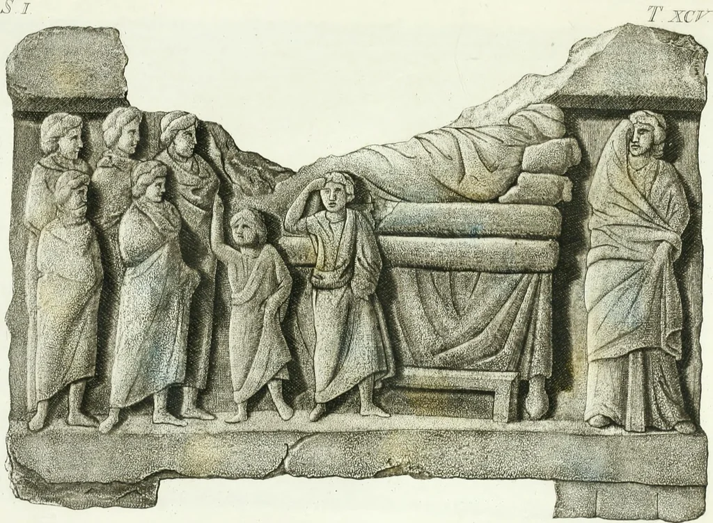 An illustration from Monumenti etruschi o di etrusco nome, 1821, leaf 438