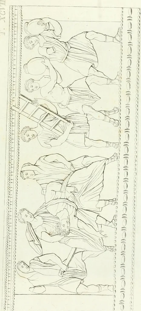 An illustration from Monumenti etruschi o di etrusco nome, 1821, leaf 442