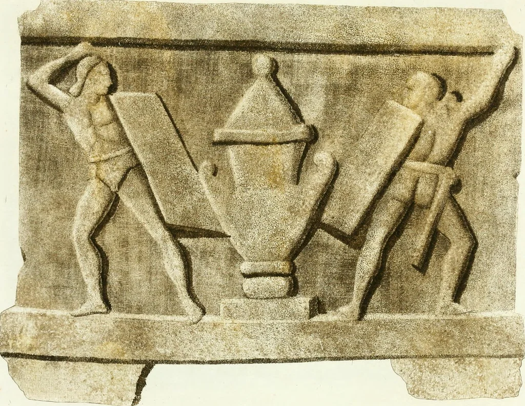 An illustration from Monumenti etruschi o di etrusco nome, 1821, leaf 444