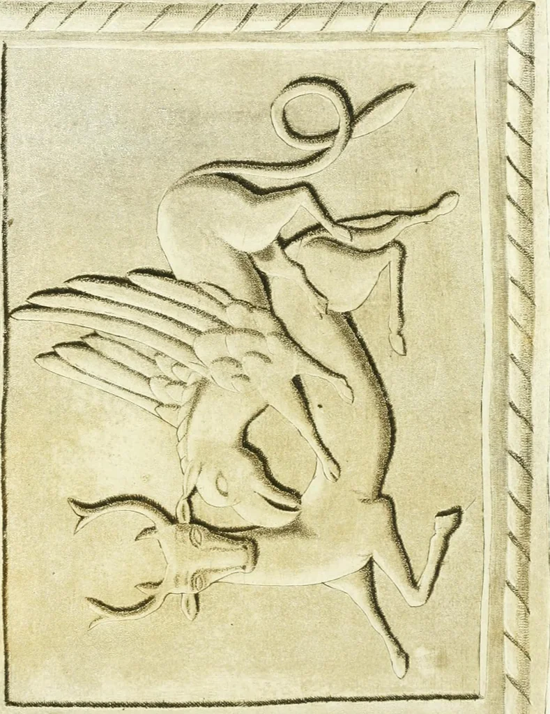 An illustration from Monumenti etruschi o di etrusco nome, 1821, leaf 446