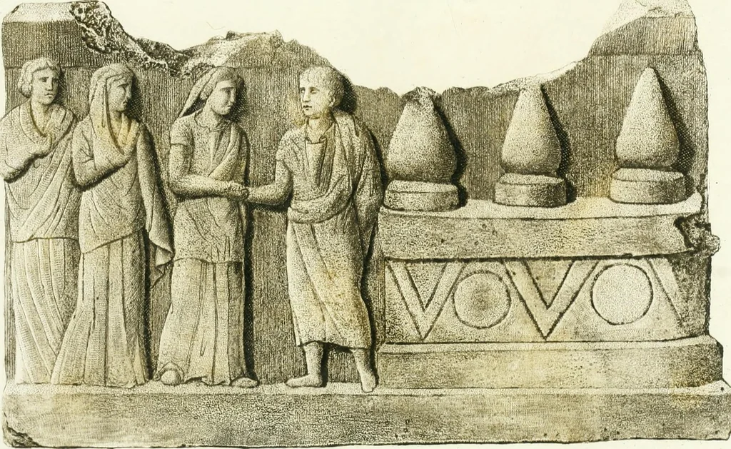 An illustration from Monumenti etruschi o di etrusco nome, 1821, leaf 448