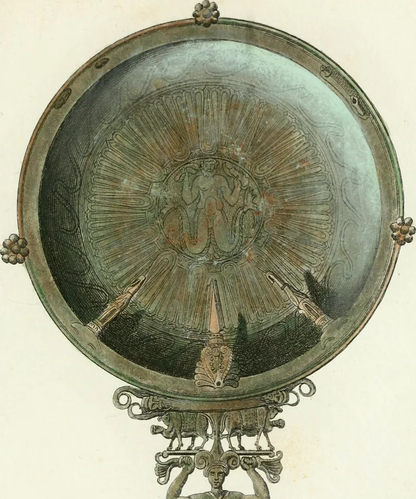 An illustration from Monumenti etruschi o di etrusco nome, 1821, leaf 490