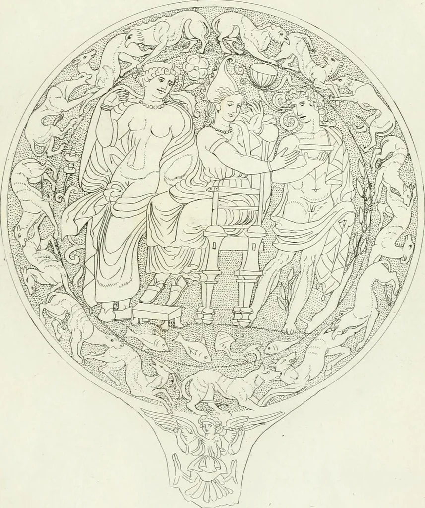 An illustration from Monumenti etruschi o di etrusco nome, 1821, leaf 494