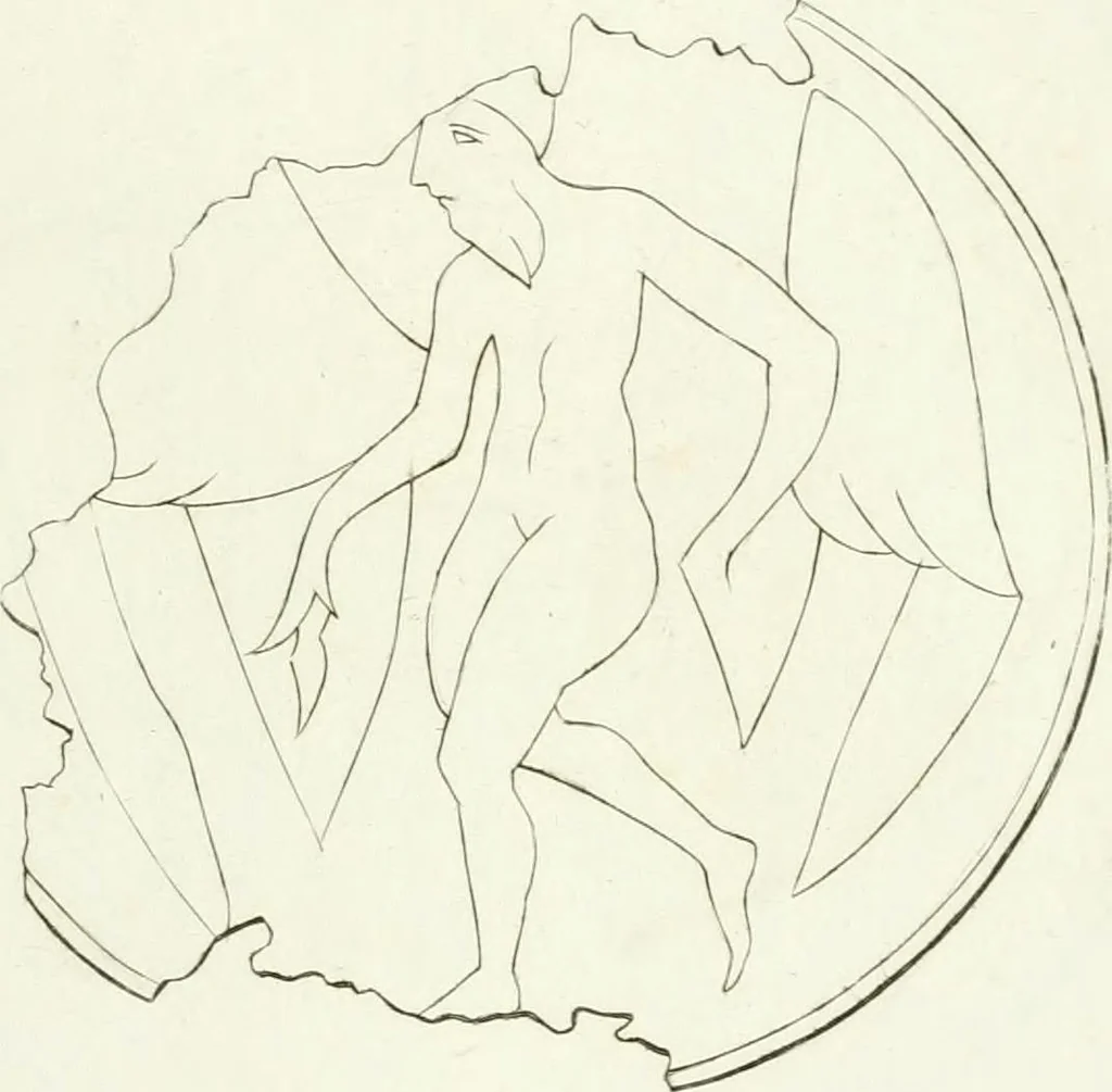 An illustration from Monumenti etruschi o di etrusco nome, 1821, leaf 500
