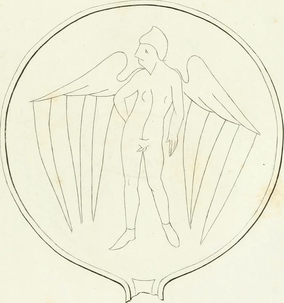 An illustration from Monumenti etruschi o di etrusco nome, 1821, leaf 502