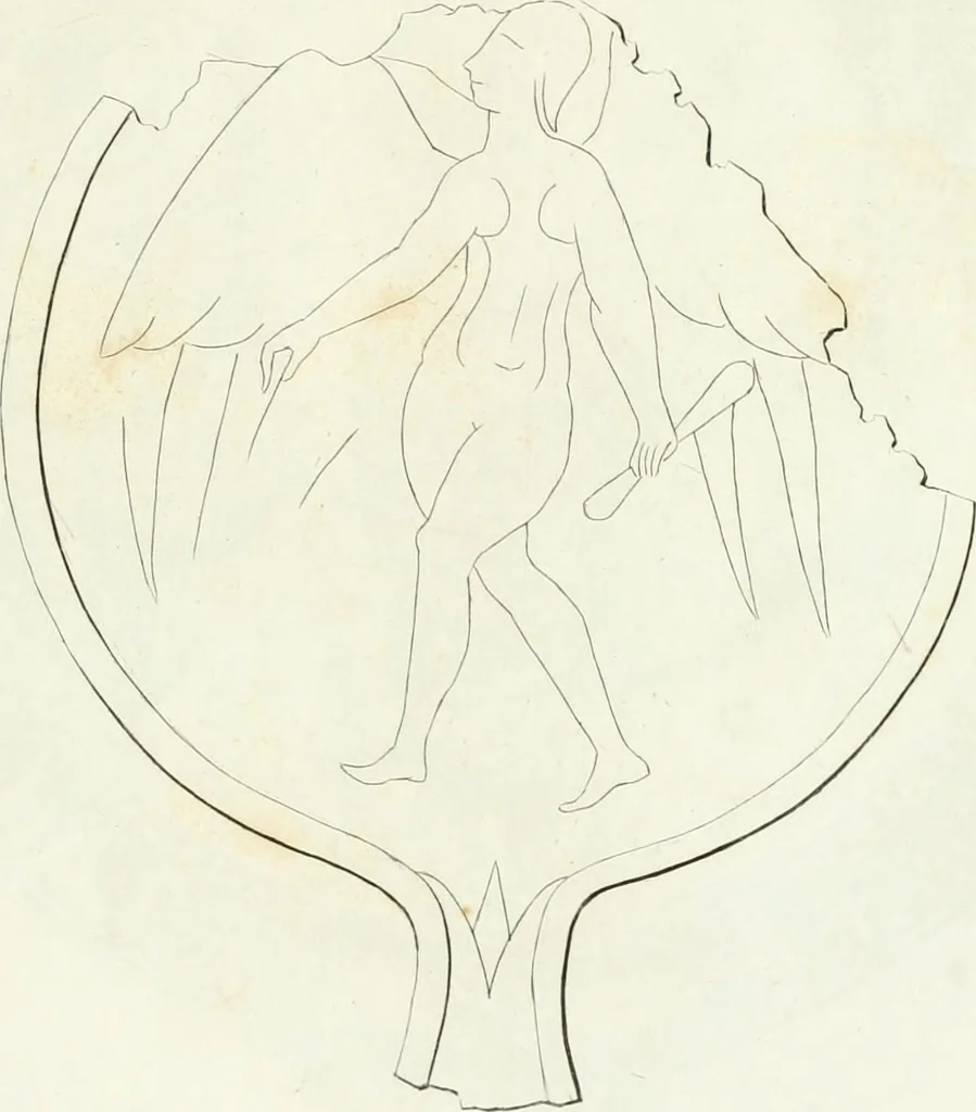 An illustration from Monumenti etruschi o di etrusco nome, 1821, leaf 504