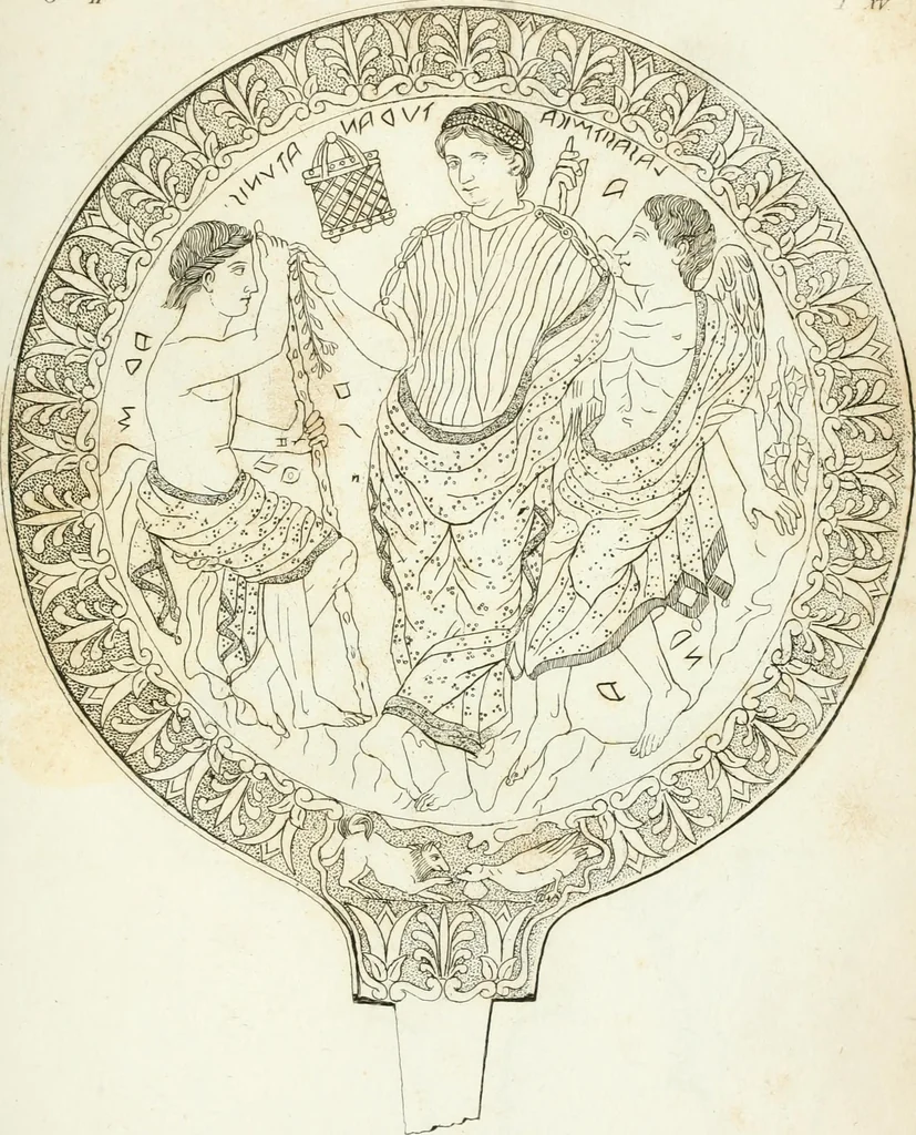 An illustration from Monumenti etruschi o di etrusco nome, 1821, leaf 506