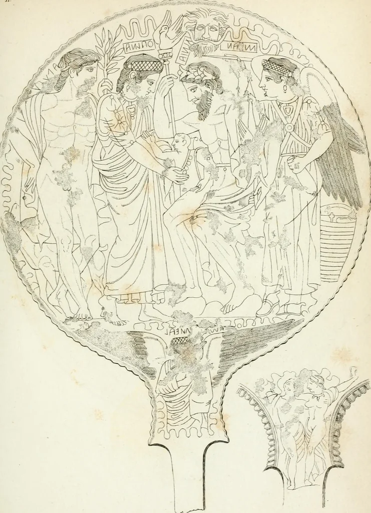 An illustration from Monumenti etruschi o di etrusco nome, 1821, leaf 508