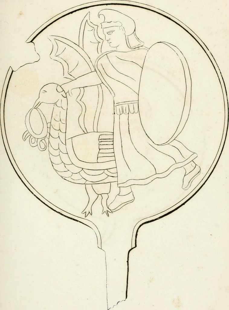An illustration from Monumenti etruschi o di etrusco nome, 1821, leaf 518