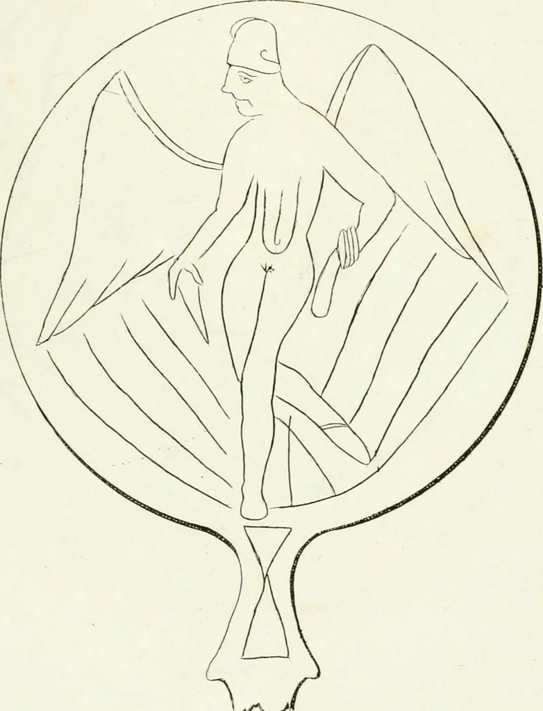 An illustration from Monumenti etruschi o di etrusco nome, 1821, leaf 522