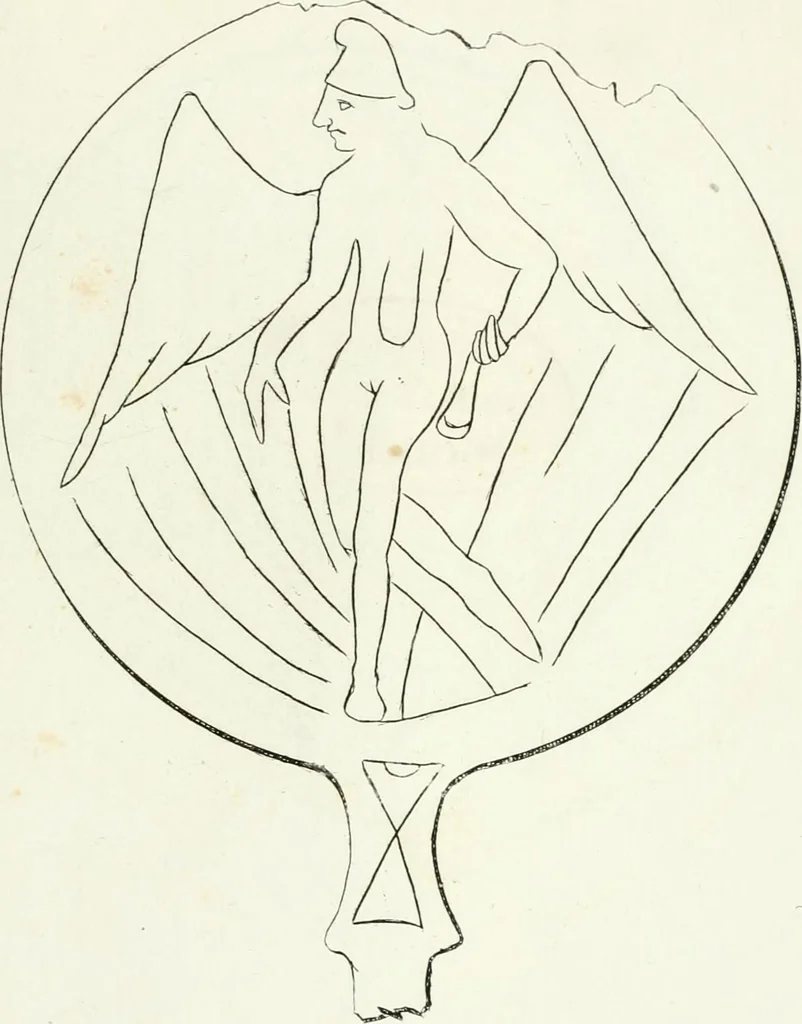 An illustration from Monumenti etruschi o di etrusco nome, 1821, leaf 524
